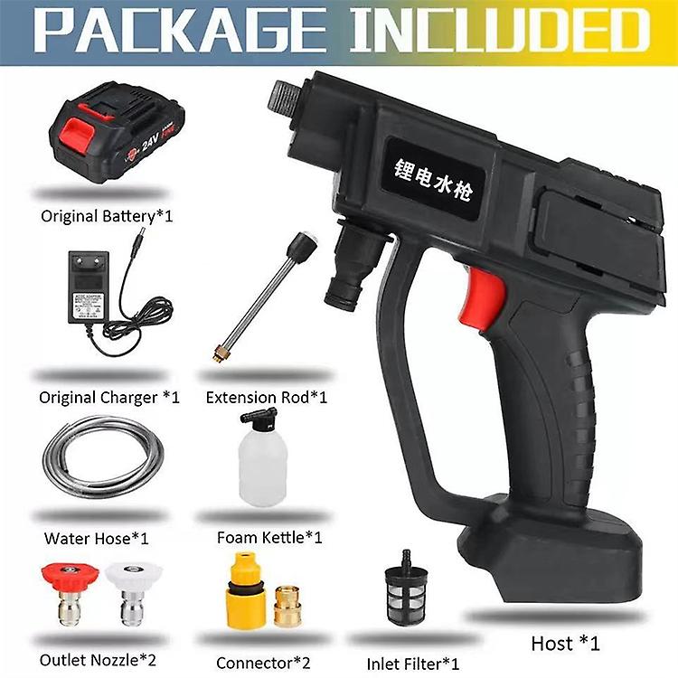 PowerClean Pro: Car Pressure Washer with Dual Battery Power